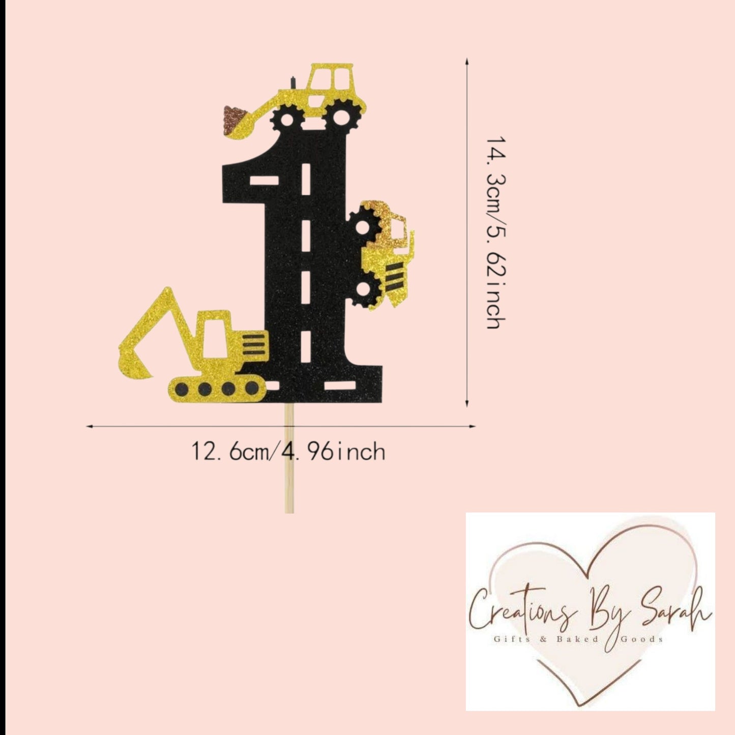 construction Age Cake Topper
