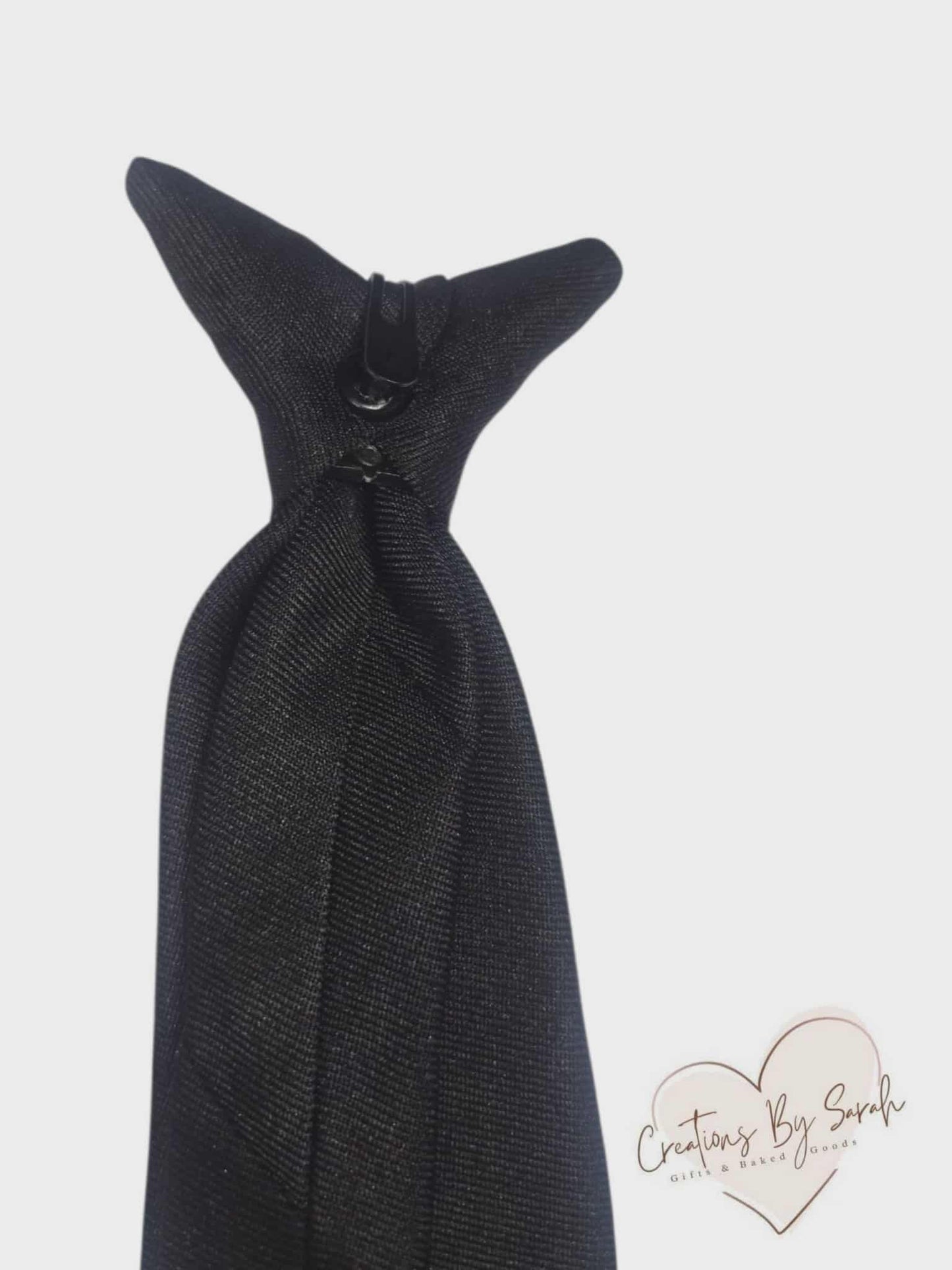 Black Clip On Tie