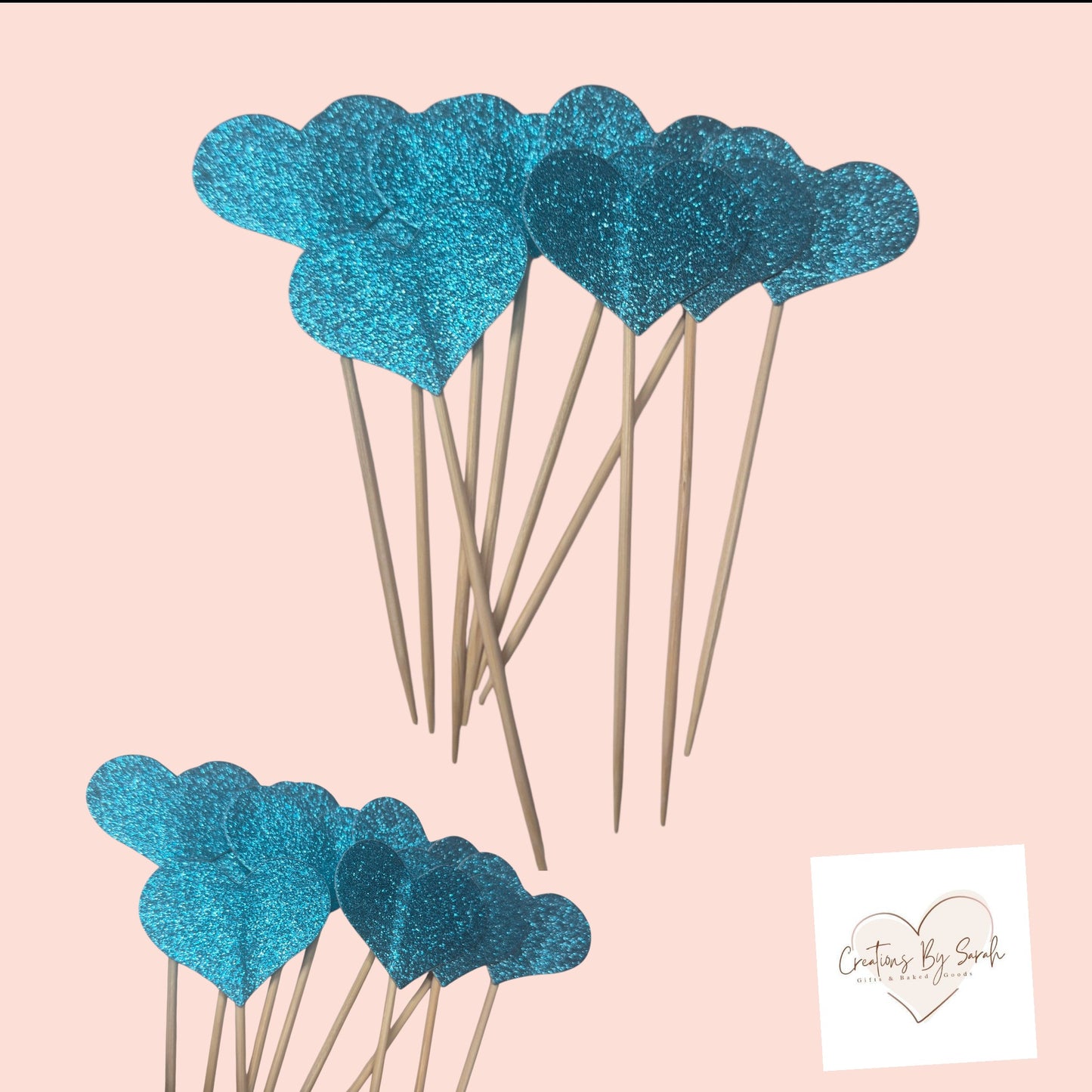 Heart Cupcake Toppers