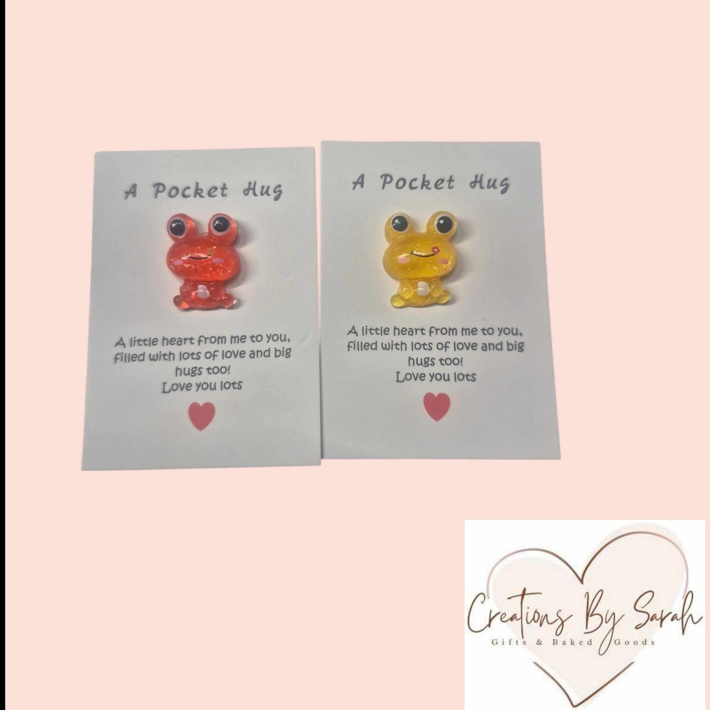 Cute Frog charm pocket hug