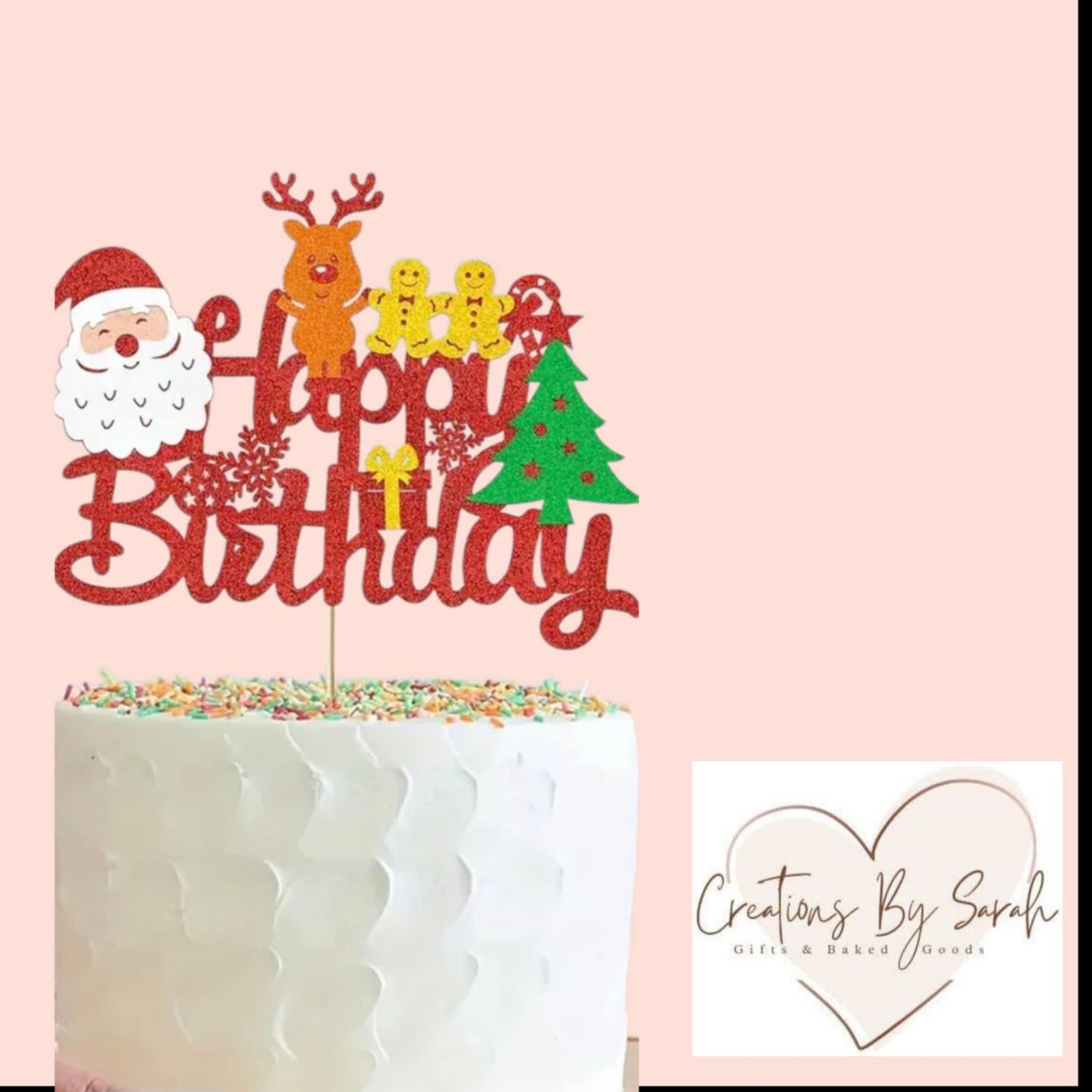 Happy Birthday Cake Topper