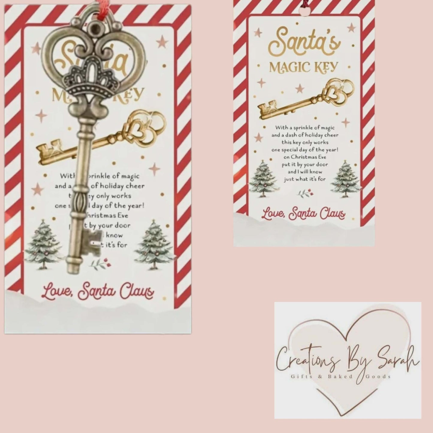 Santa's Magic Key, For Santa To Be Able To Get In On Xmas Eve