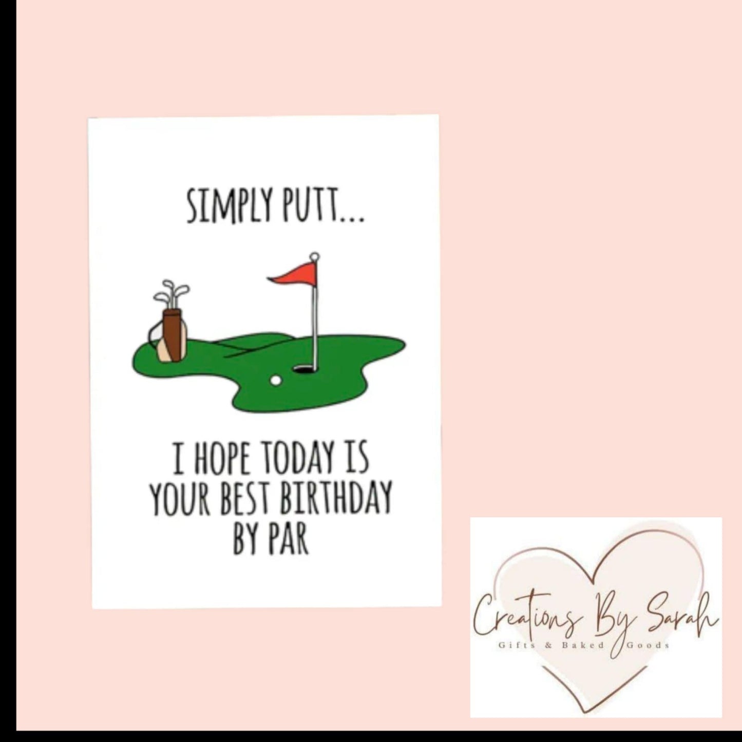 Funny Golf Joke Birthday Card