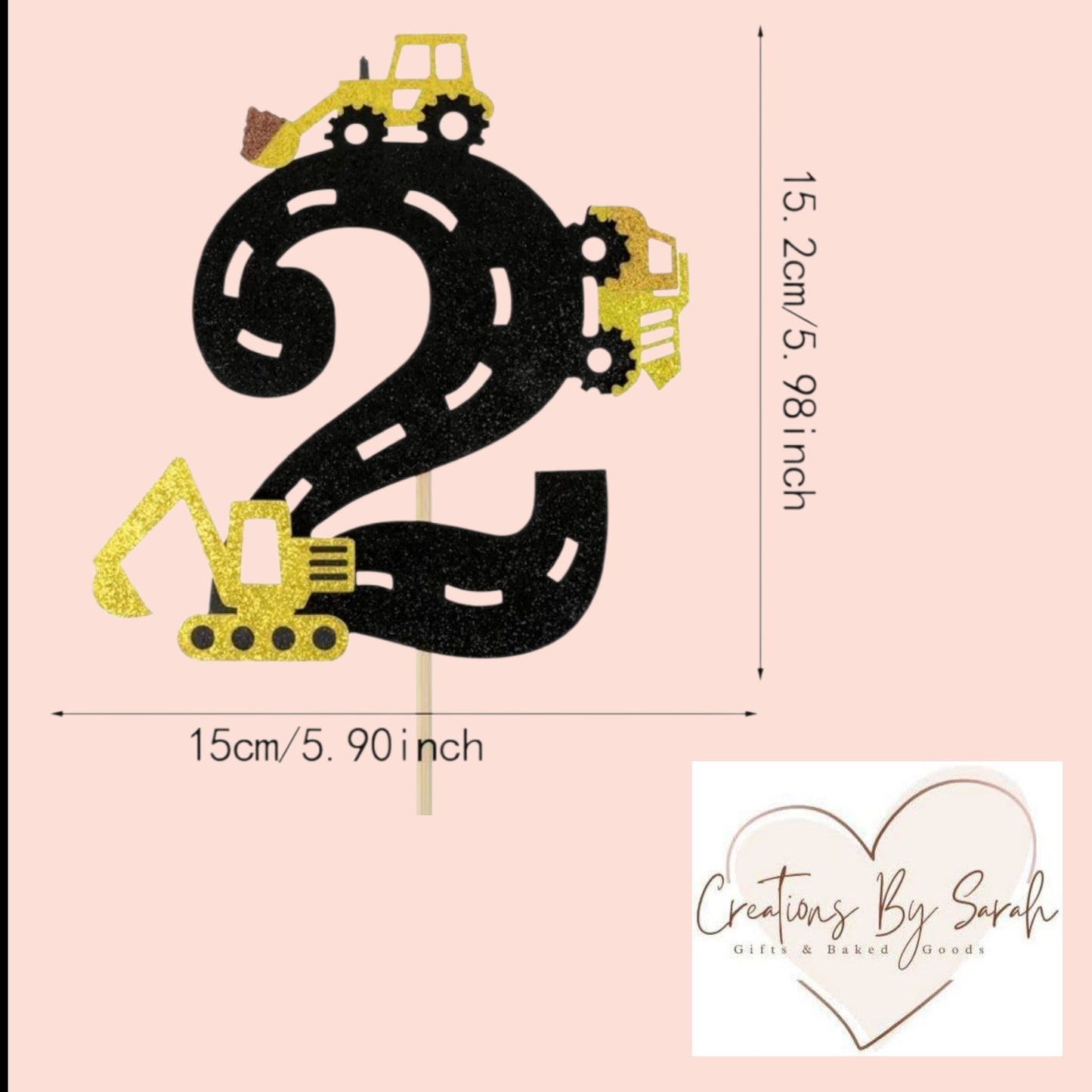 construction Age Cake Topper