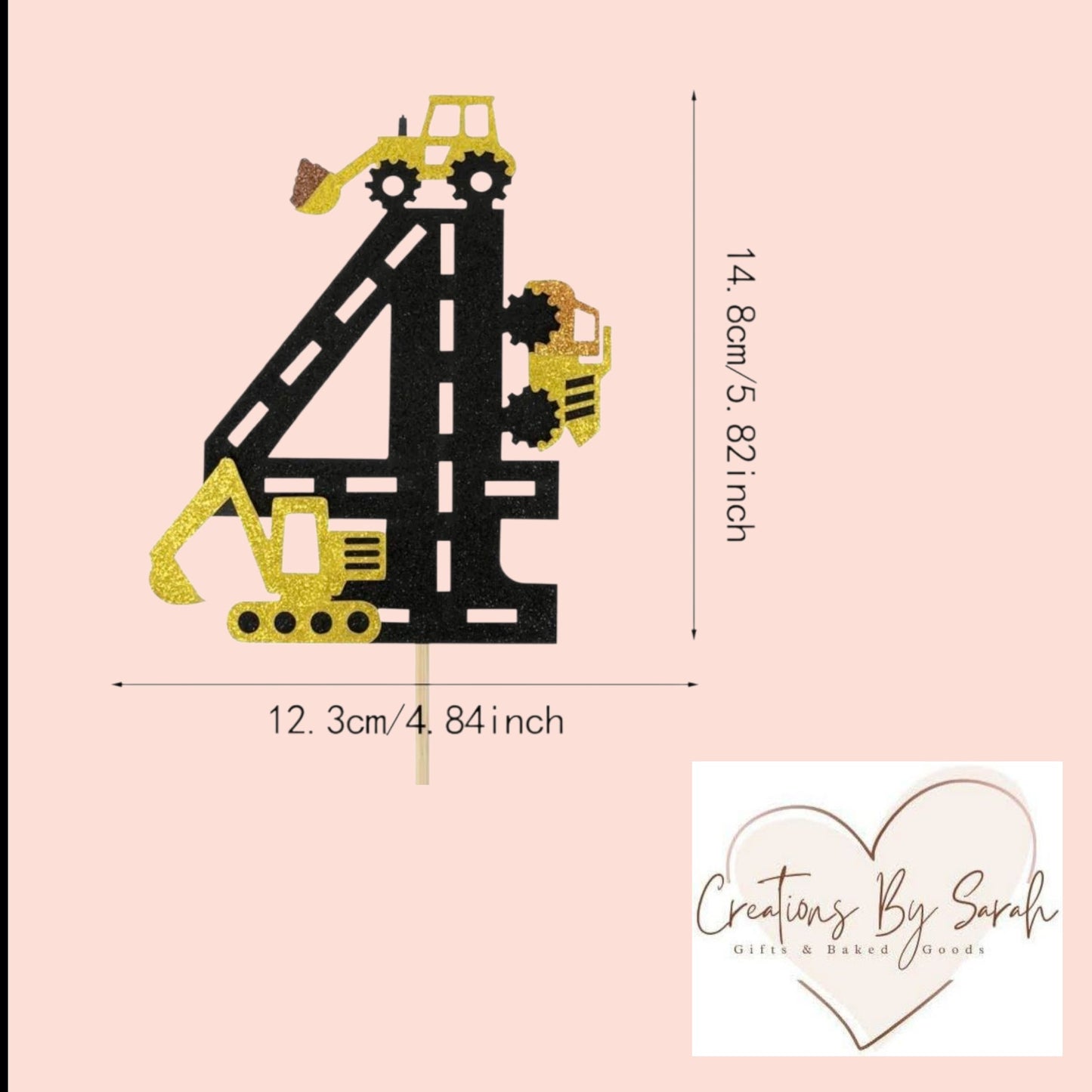 construction Age Cake Topper