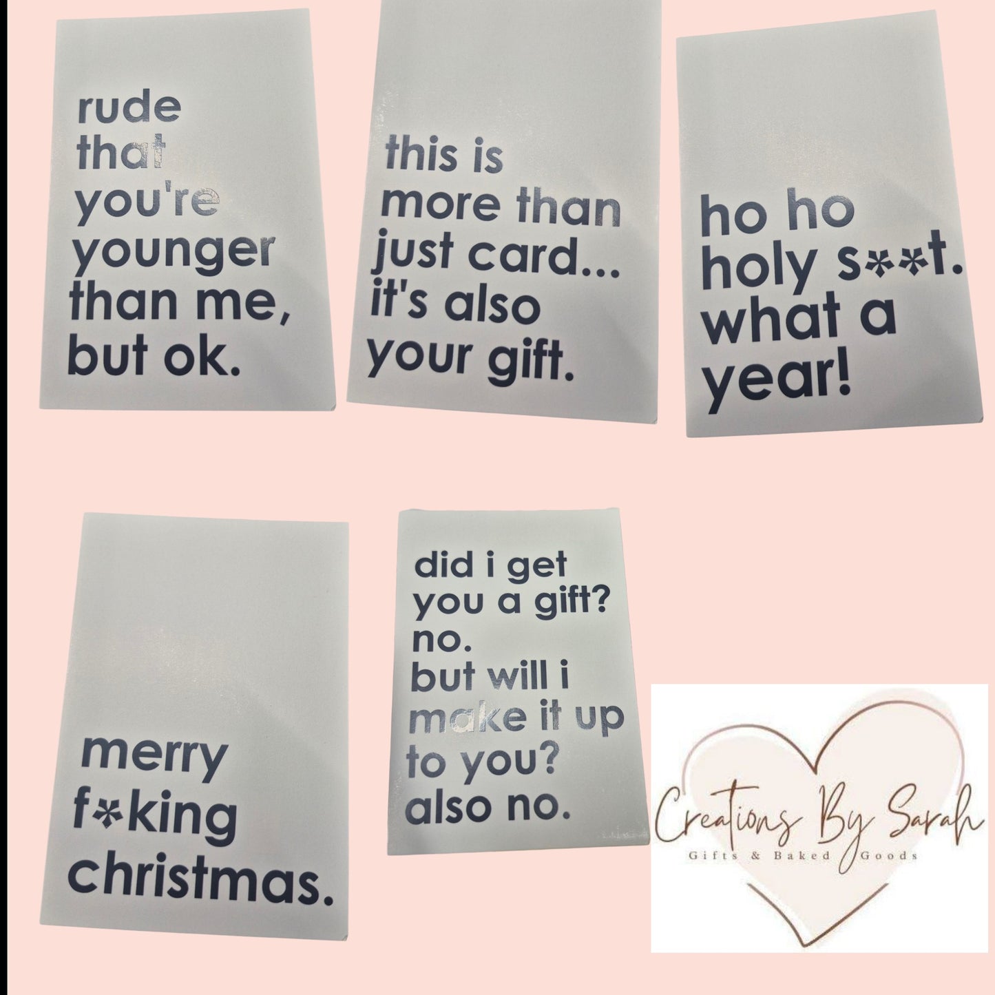 Rude Christmas Cards Small Cards
