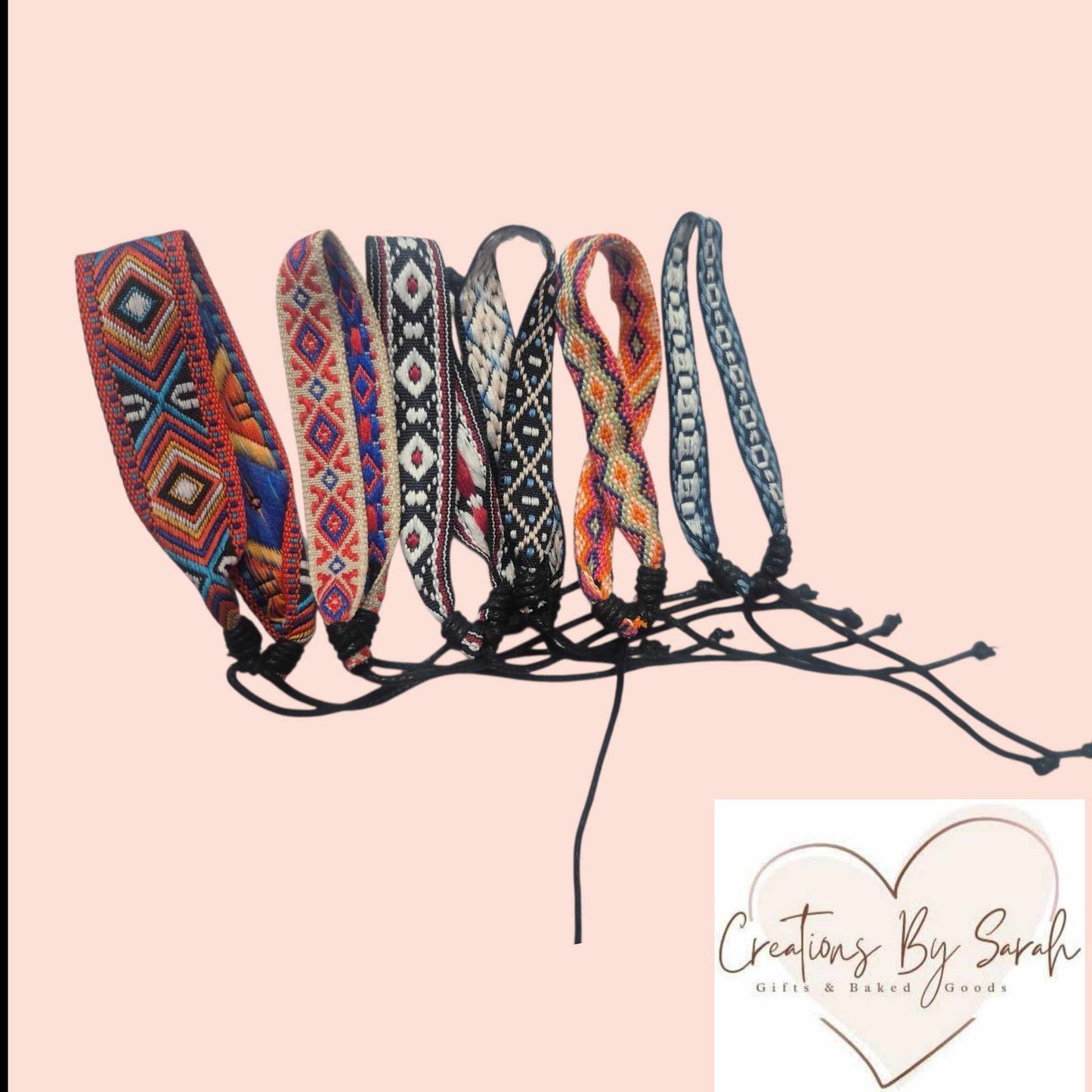 handwoven boho friendship bracelets