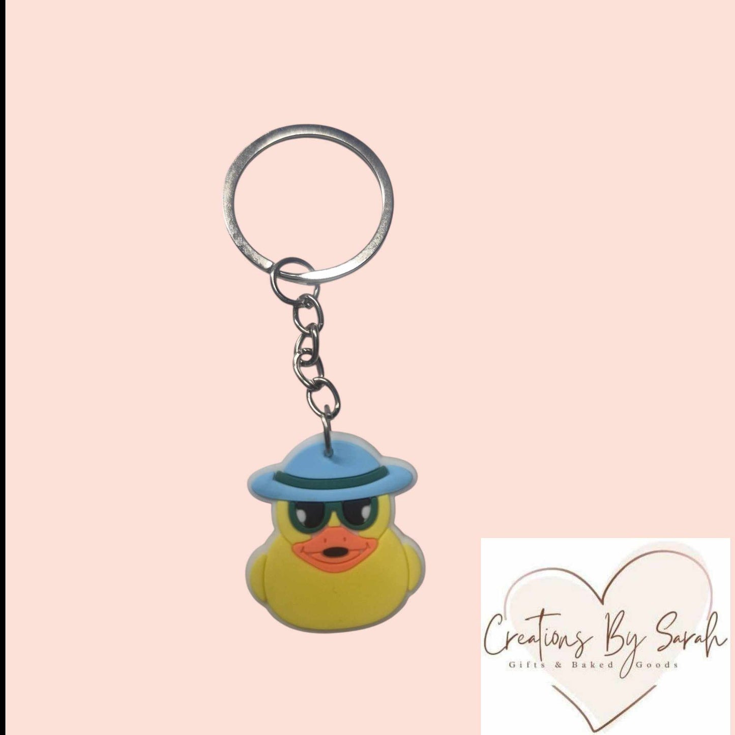 Novelty 2D Duck Keyrings