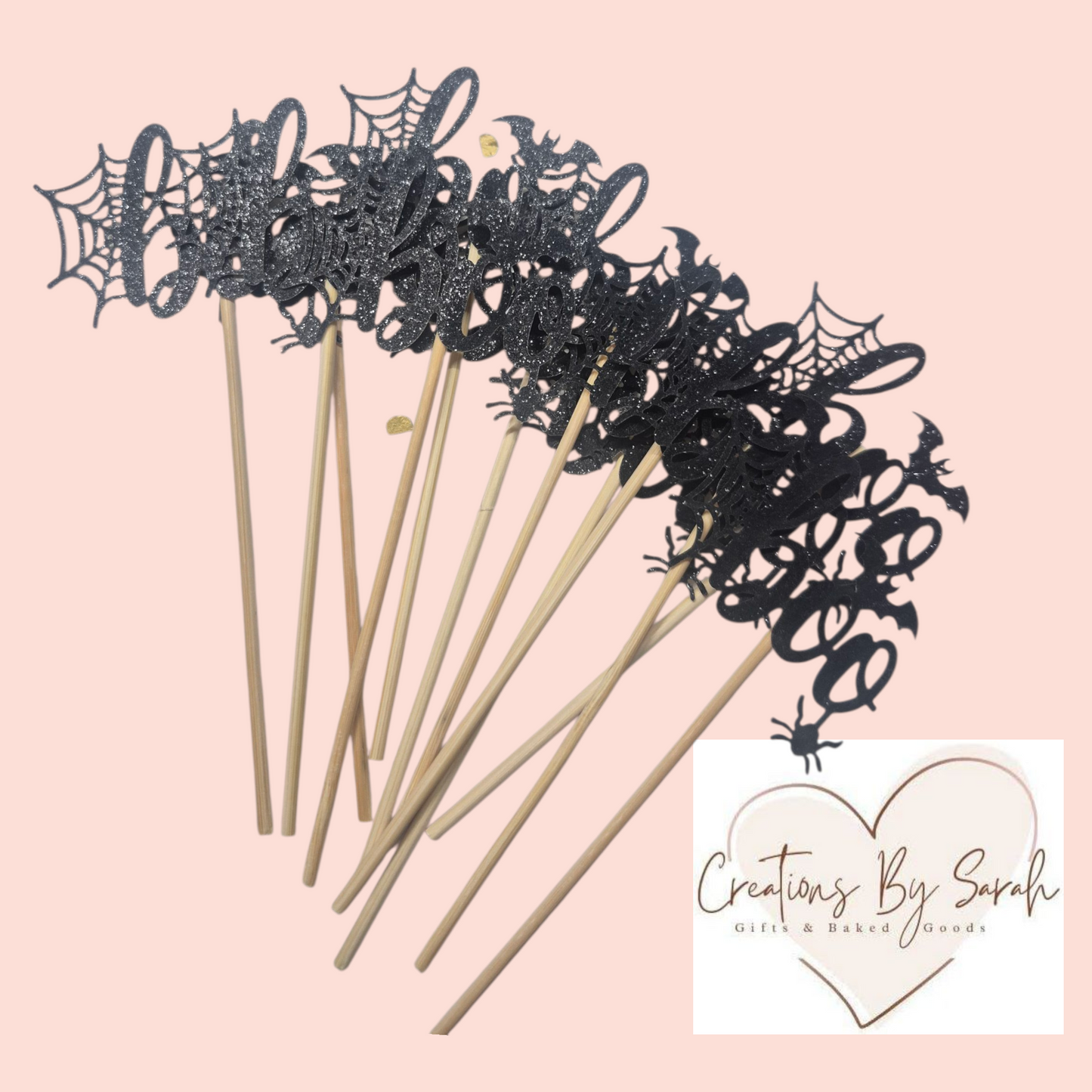 Boo Halloween Cupcake Toppers