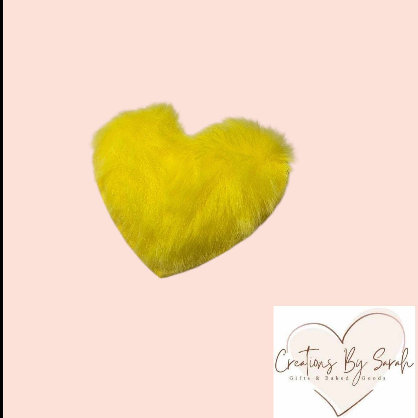 Pastel Fluffy Heart Clips