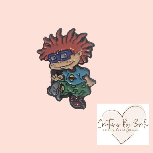 chuckie finster from rug rats pin badge