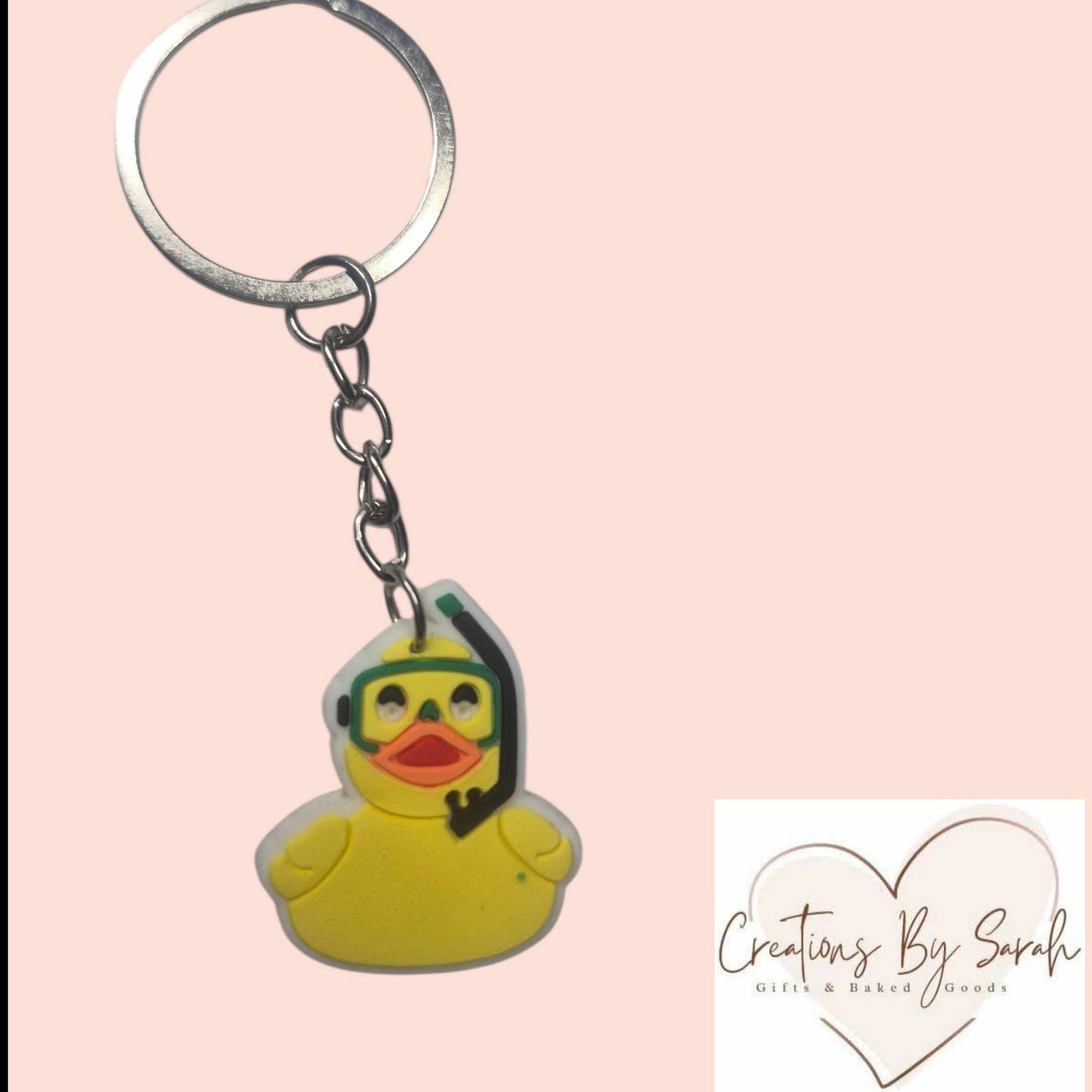Novelty 2D Duck Keyrings