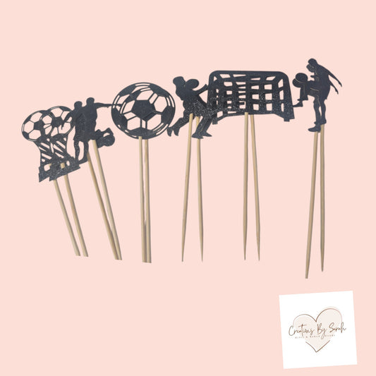 Football Themed Cupcake Toppers