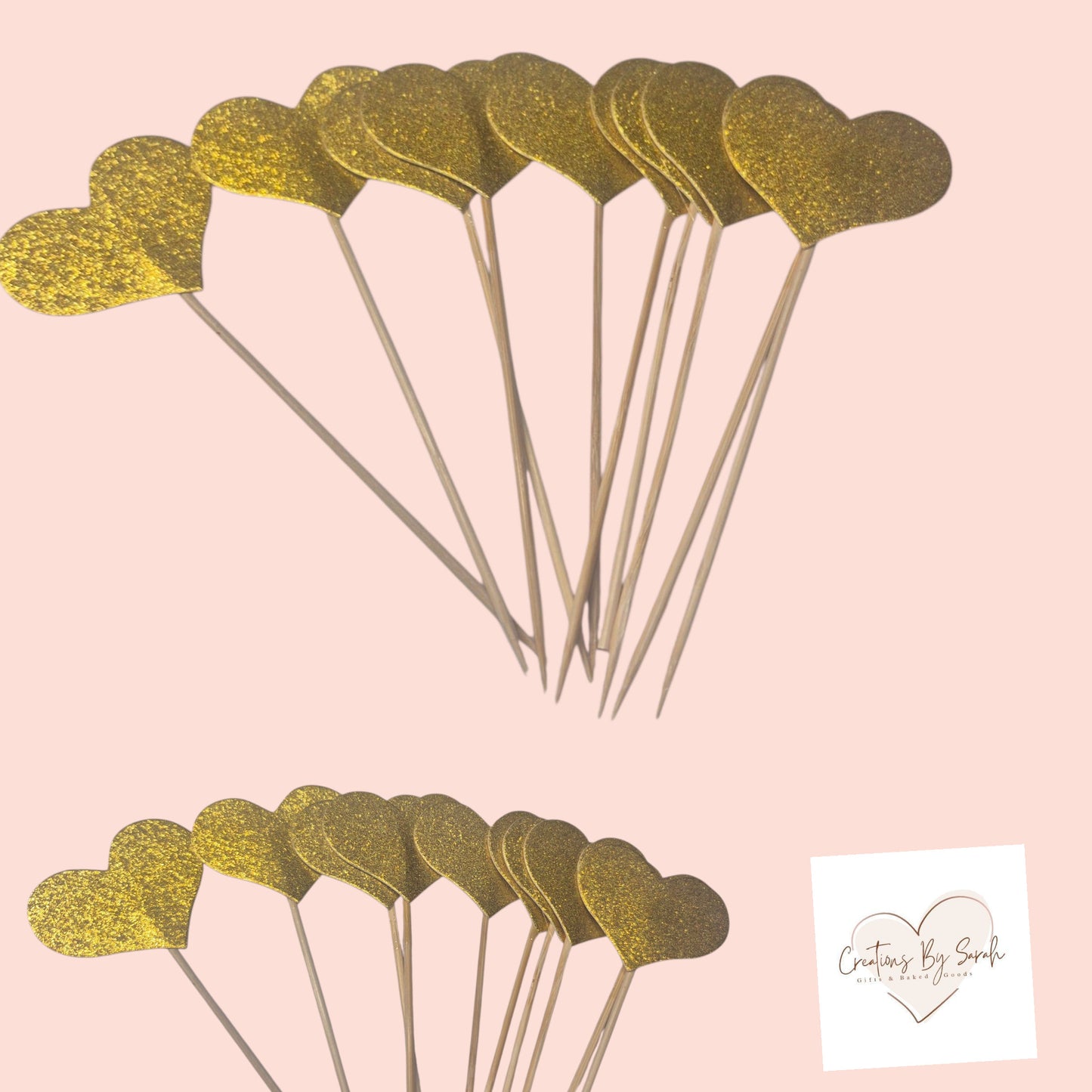 Heart Cupcake Toppers