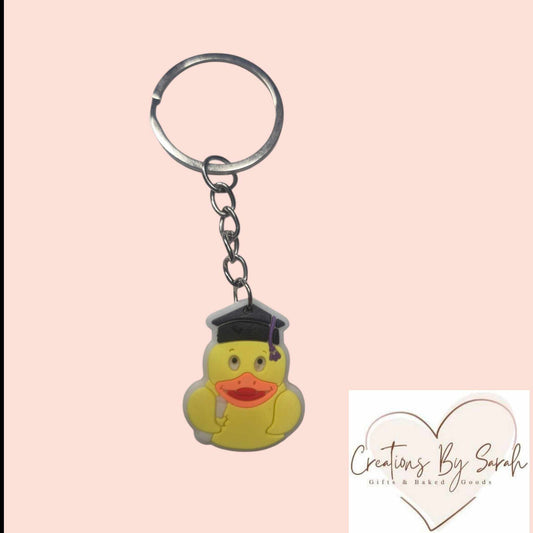 Novelty 2D Duck Keyrings