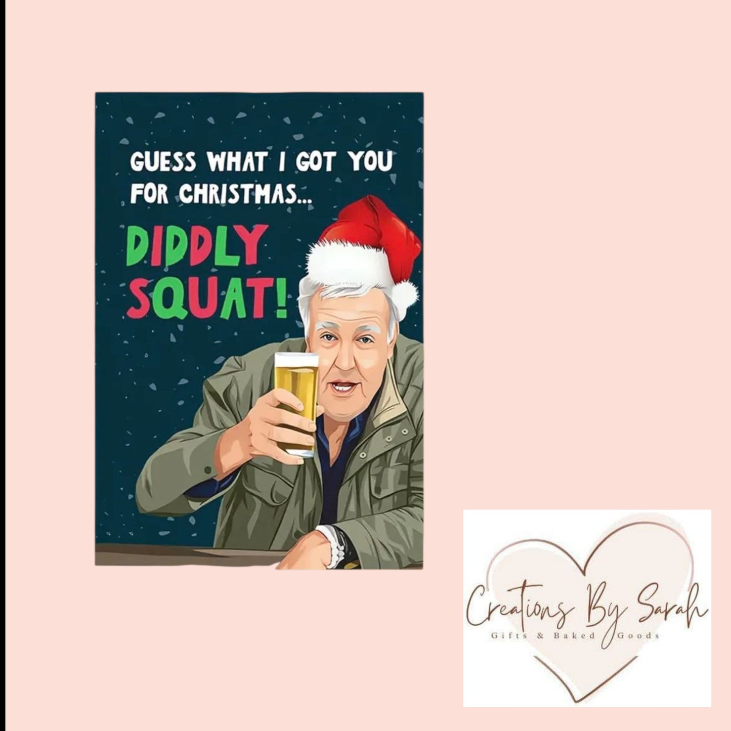 Guess What I Got You For Chrsitmas......Diddy Squat! Joke Christmas Card