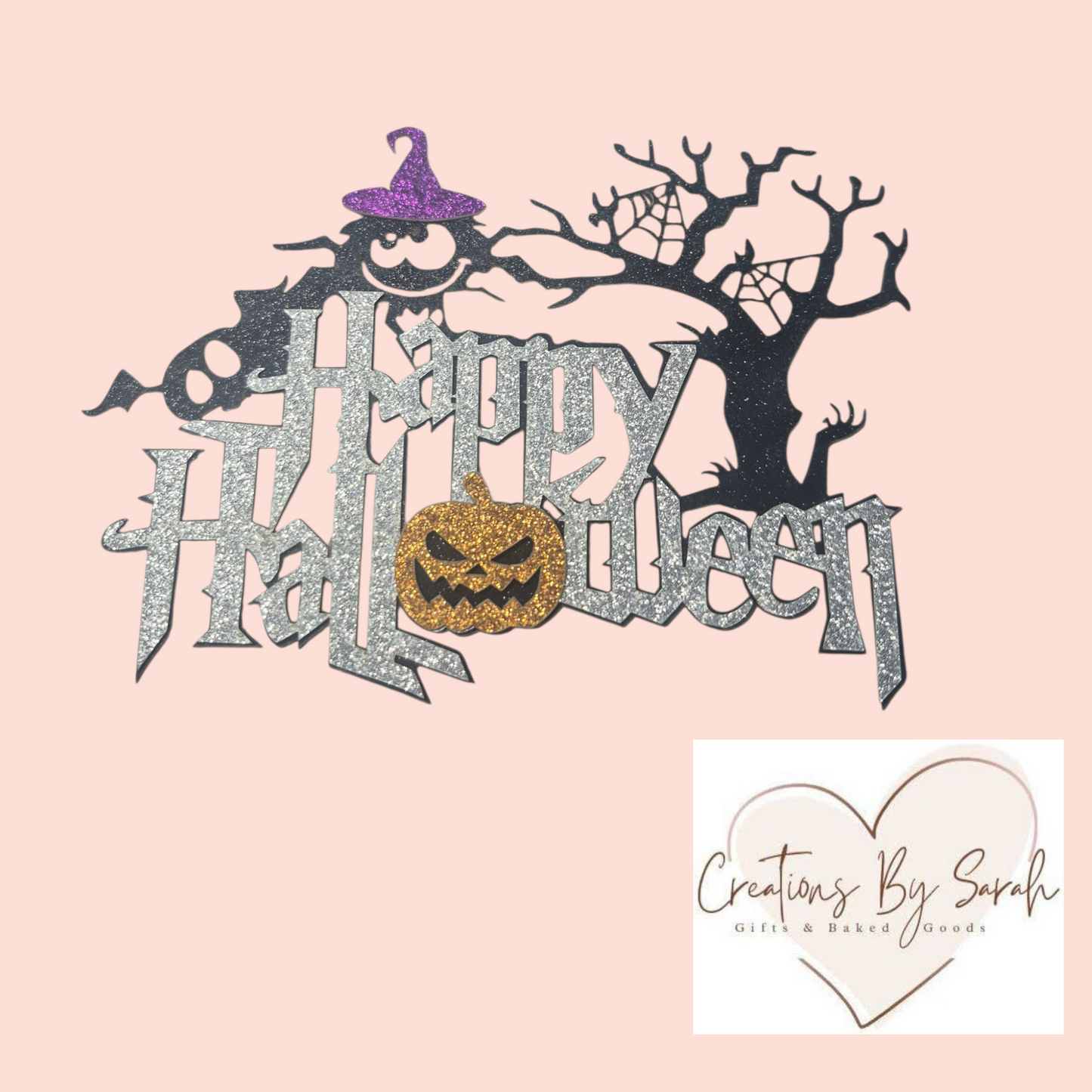 Happy Halloween Cake Topper