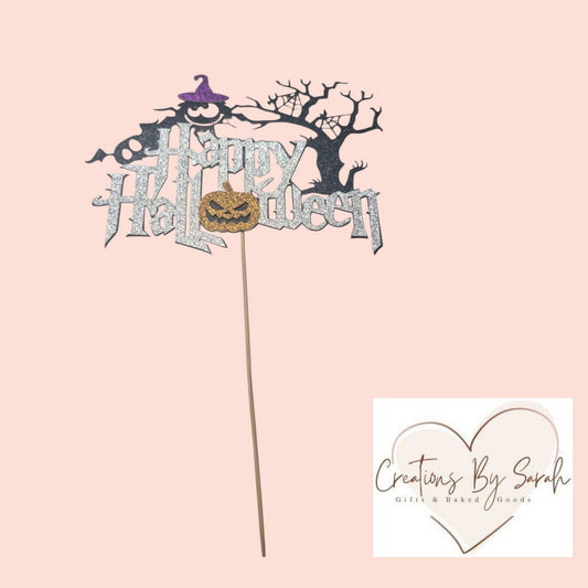 Happy Halloween Cake Topper