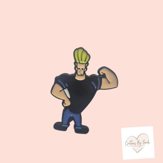 Johnny Bravo Pin Badge