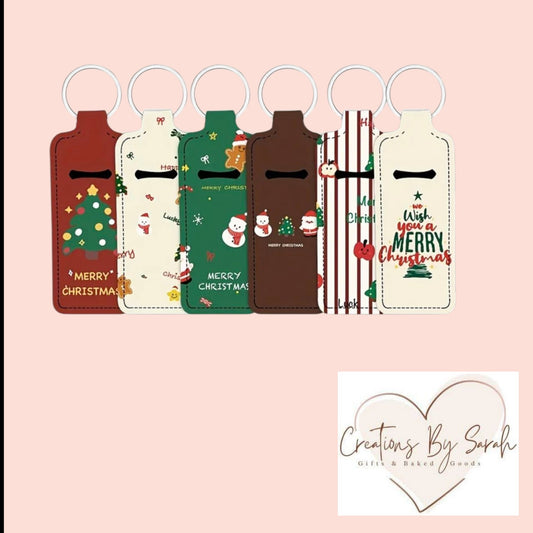 Christmas Lip Gloss Holder, Key Chain
