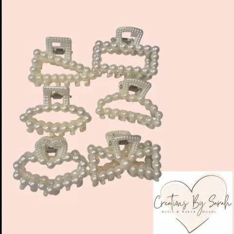 Pearly Princess Claw Clips Set