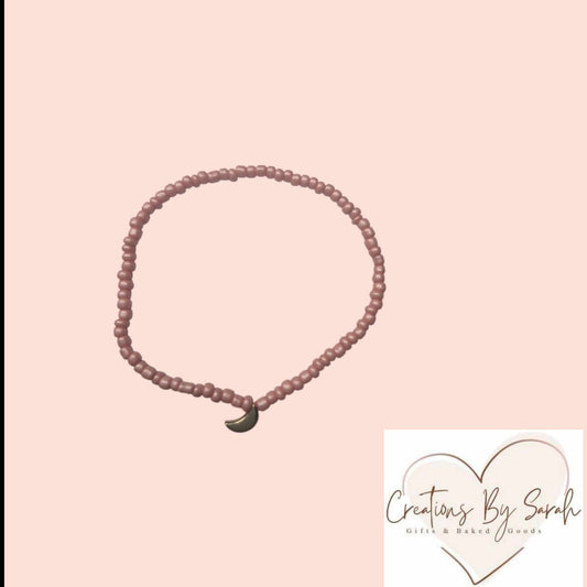 Cute Beaded Bracelets with a moon or star charm
