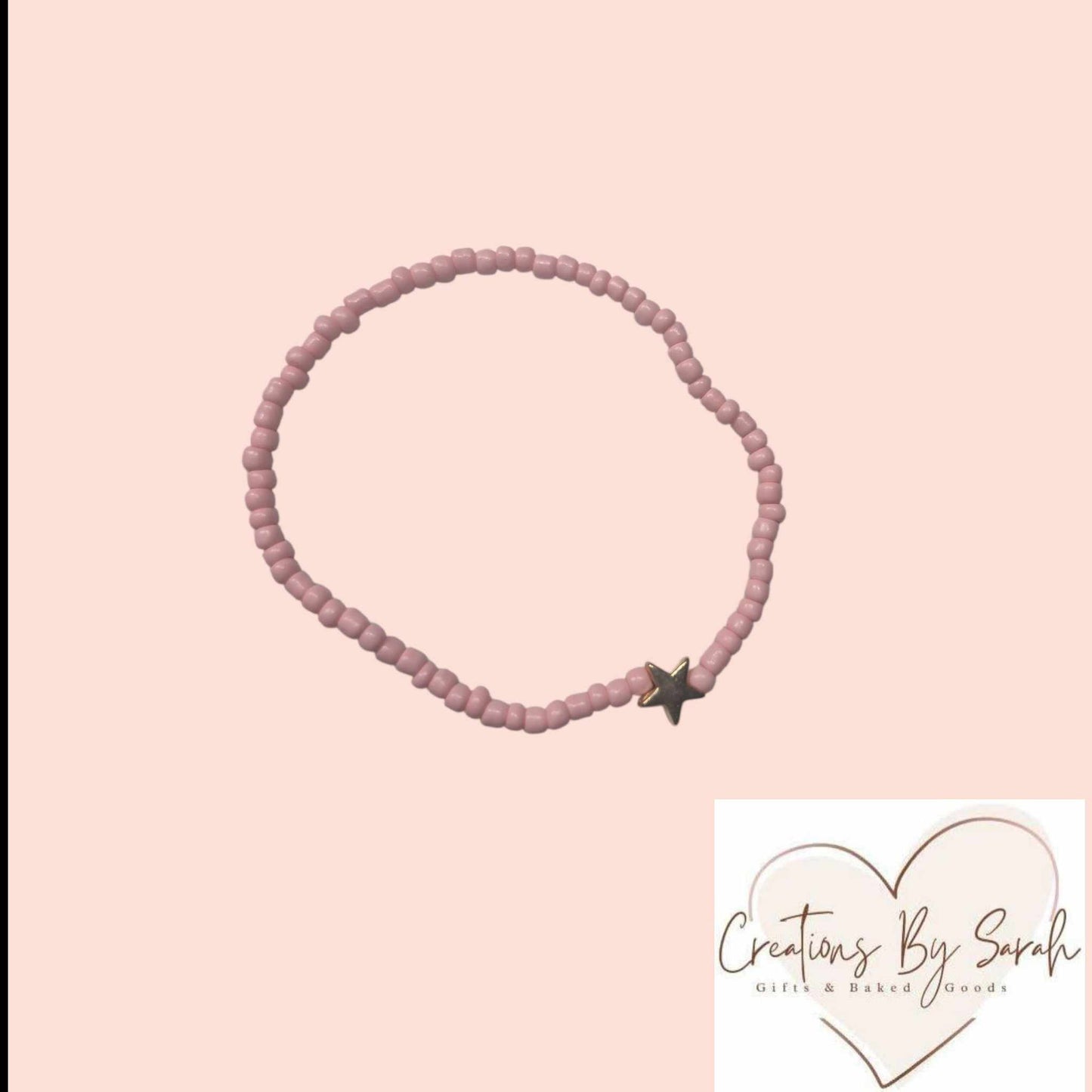 Cute Beaded Bracelets with a moon or star charm