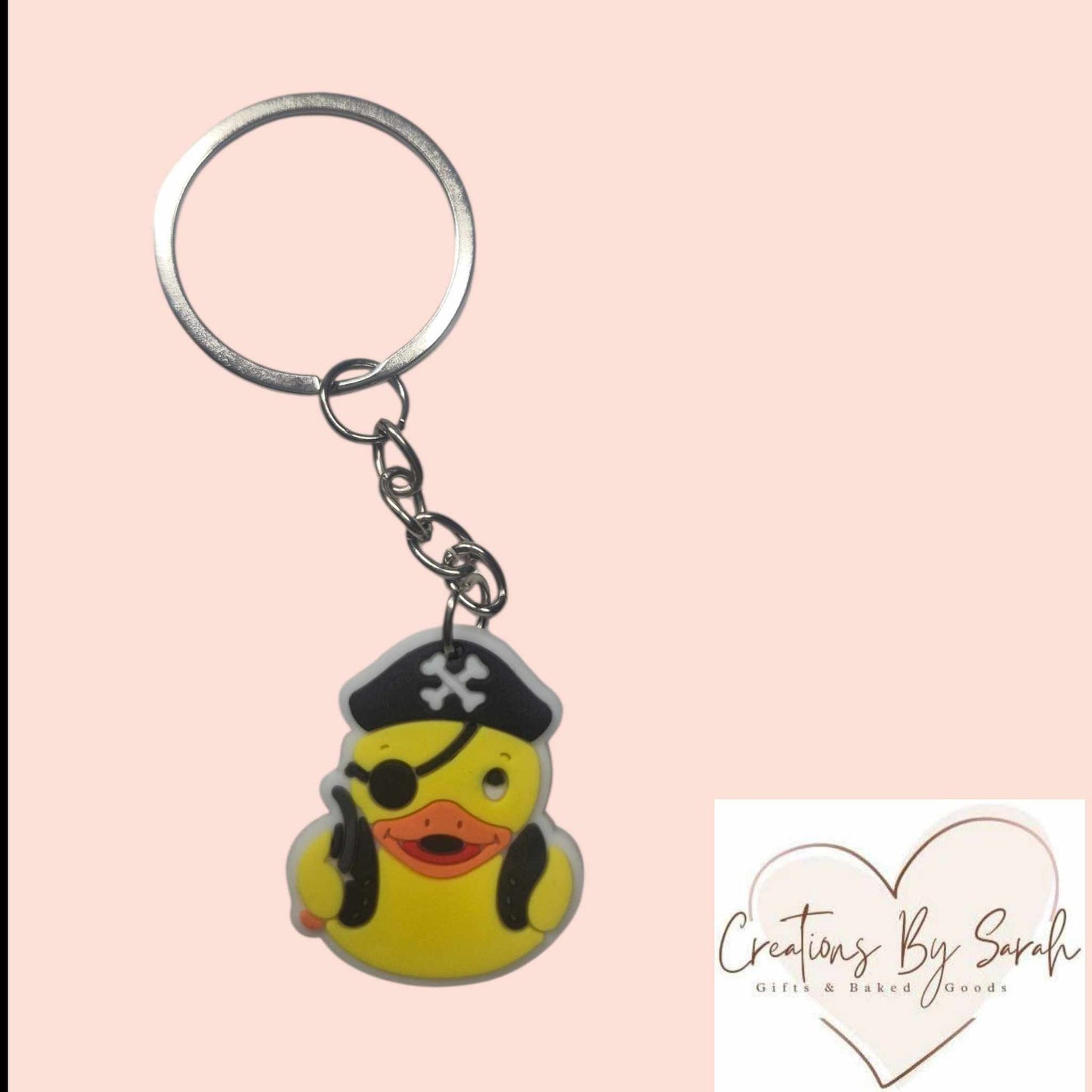Novelty 2D Duck Keyrings