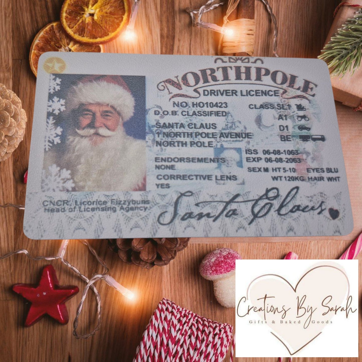 Santa's Driving Licence
