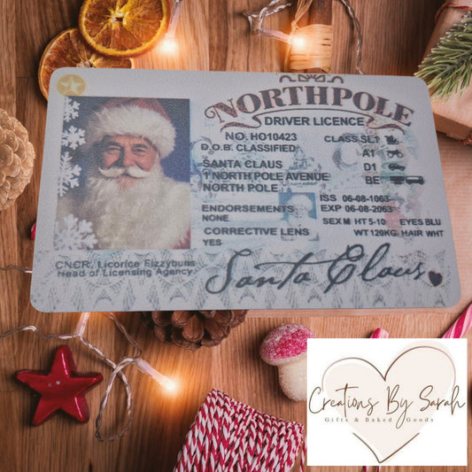 Santa's Driving Licence