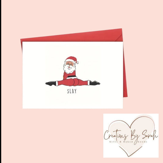 Santa SLAY Christmas Card