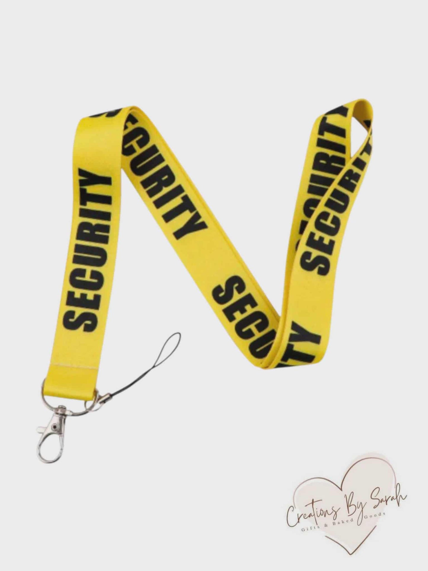 Security Yellow Lanyard