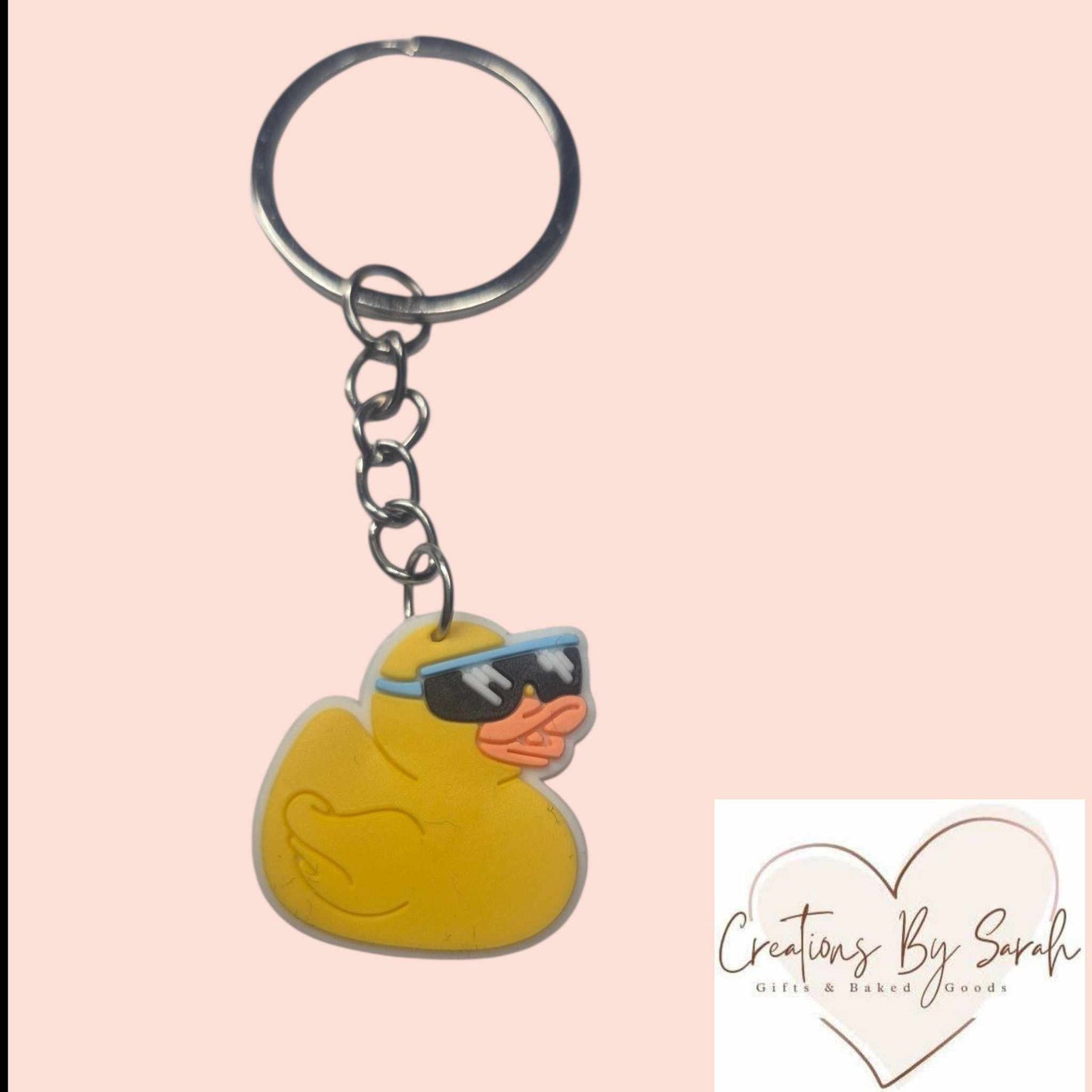 Novelty 2D Duck Keyrings