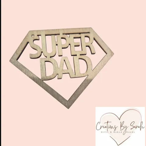 Happy Fathers Day Wooden, Colour In Signs