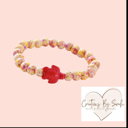 Turtle Beaded Bracelet