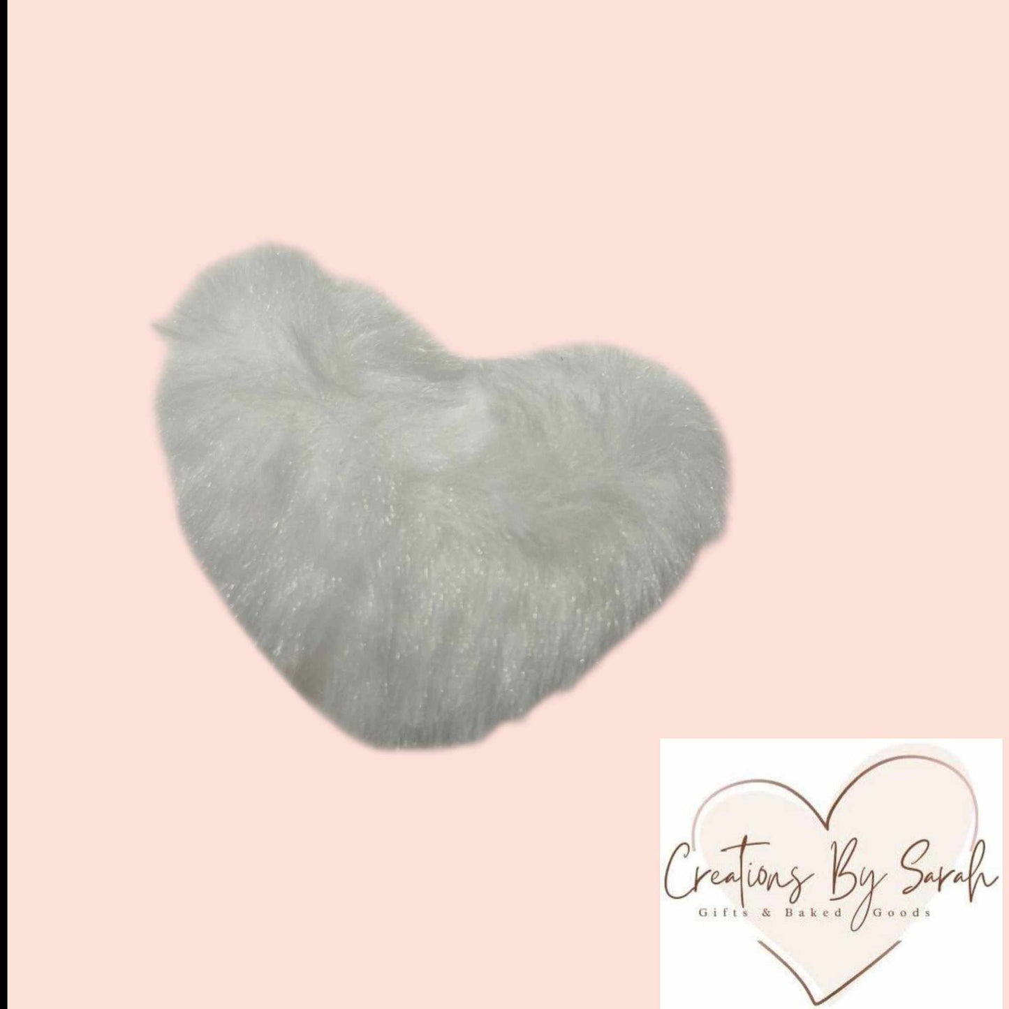 Pastel Fluffy Heart Clips