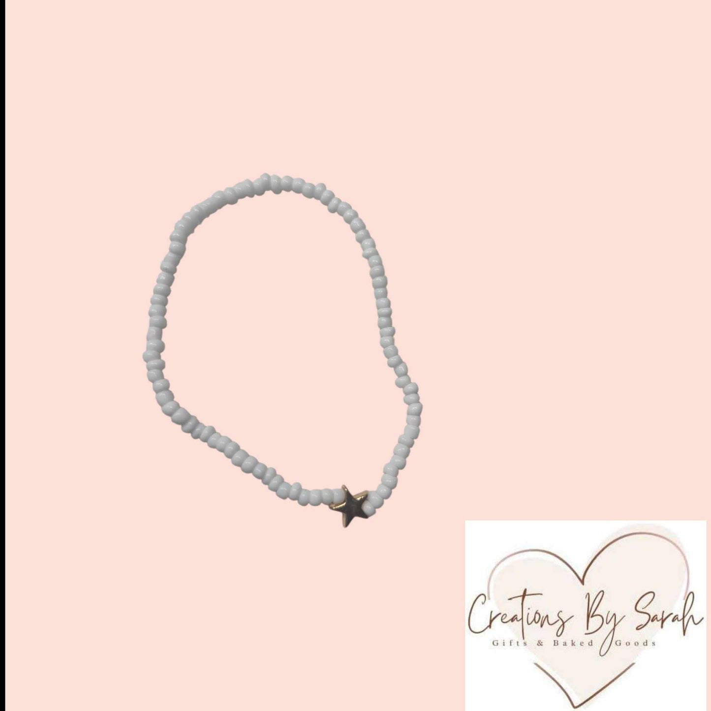 Cute Beaded Bracelets with a moon or star charm
